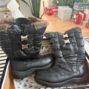 totes Black Winter & Rain Boots